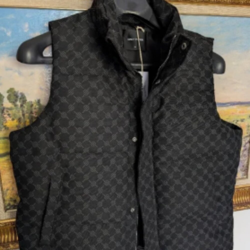 Daily Paper Heavy Canvas Black Patterned Vest